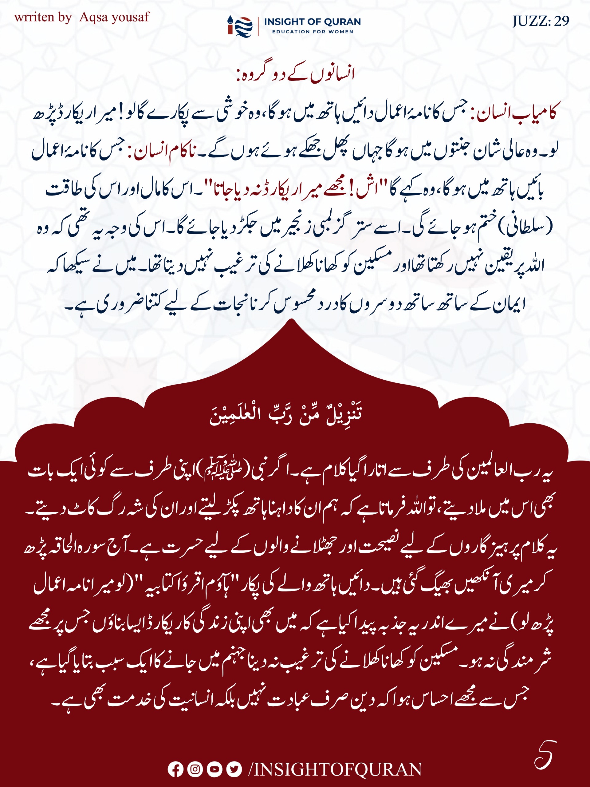 Photo from INSIGHT OF QURAN(15)