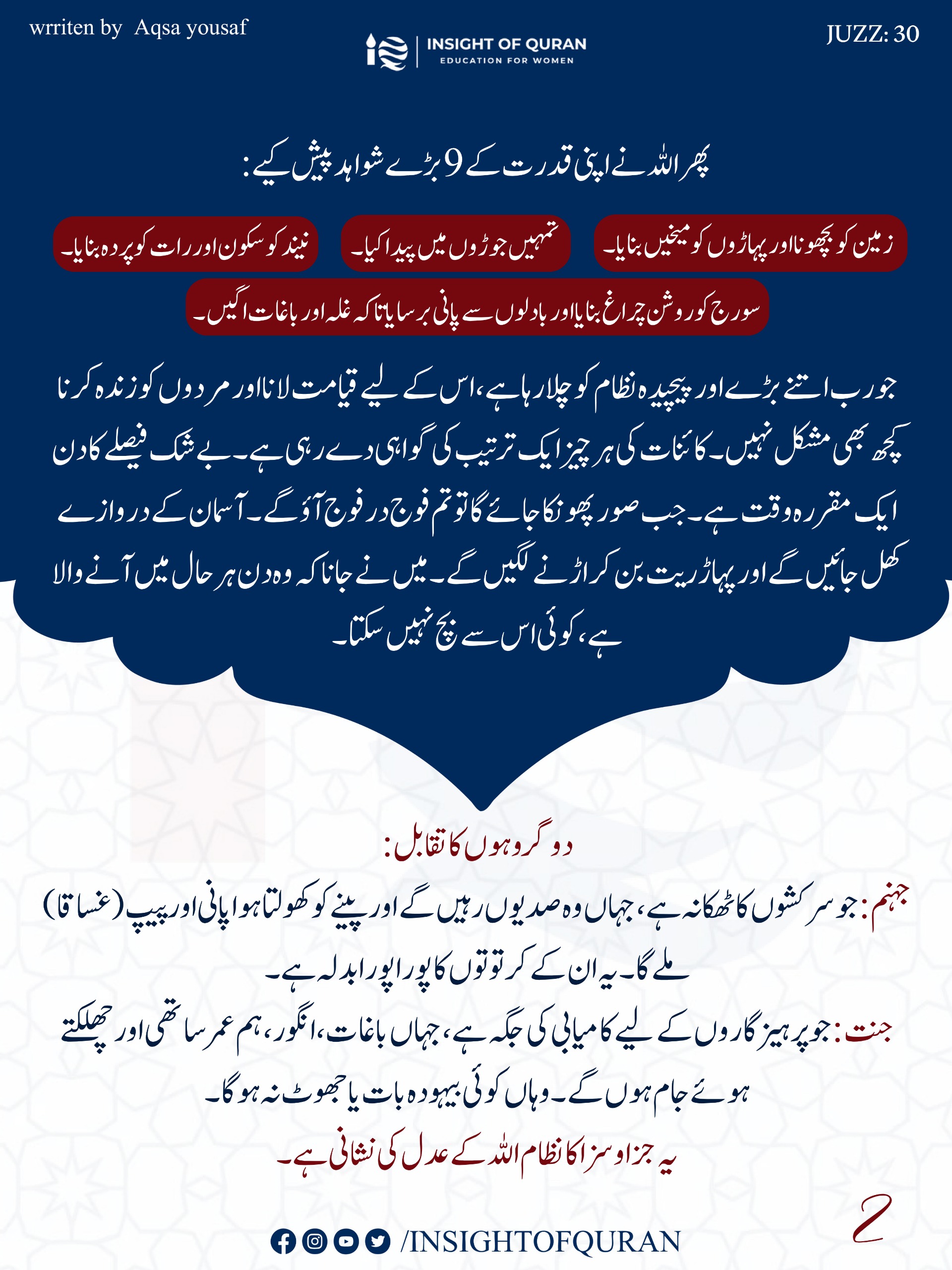 Photo from INSIGHT OF QURAN(19)